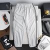 Quần thun dài form ống suông rộng vải cua phối sọc big size 1m75)