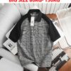 Áo thun polo umi caro phối đen bigsize nam 85-135kg