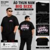 BIG MEN- Áo thun cotton in họa tiết chữ 2 mặt CHASE DREAMS năng động bigsize nam 85- 145kg