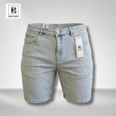 Big Men- Quần short jean bigsize nam tông xanh nhạt thời trang 80- 130 kg - 0 mã