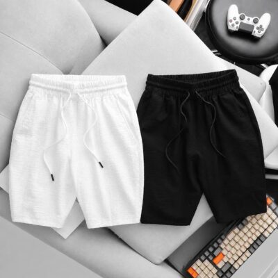 Big Men- Quần short thun vải đũi FORM RỘNG thời trang bigsize nam 85- 130kg_ short đũi.