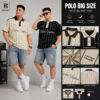 BIG MEN- Áo thun polo vải cotton sọc dọc phối chữ Aertu Fashion bigsize nam 85- 135kg