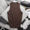BIG MEN- Áo thun ba lỗ/tanktop vải cotton gân co giãn thời trang bigsize nam 70- 130kg