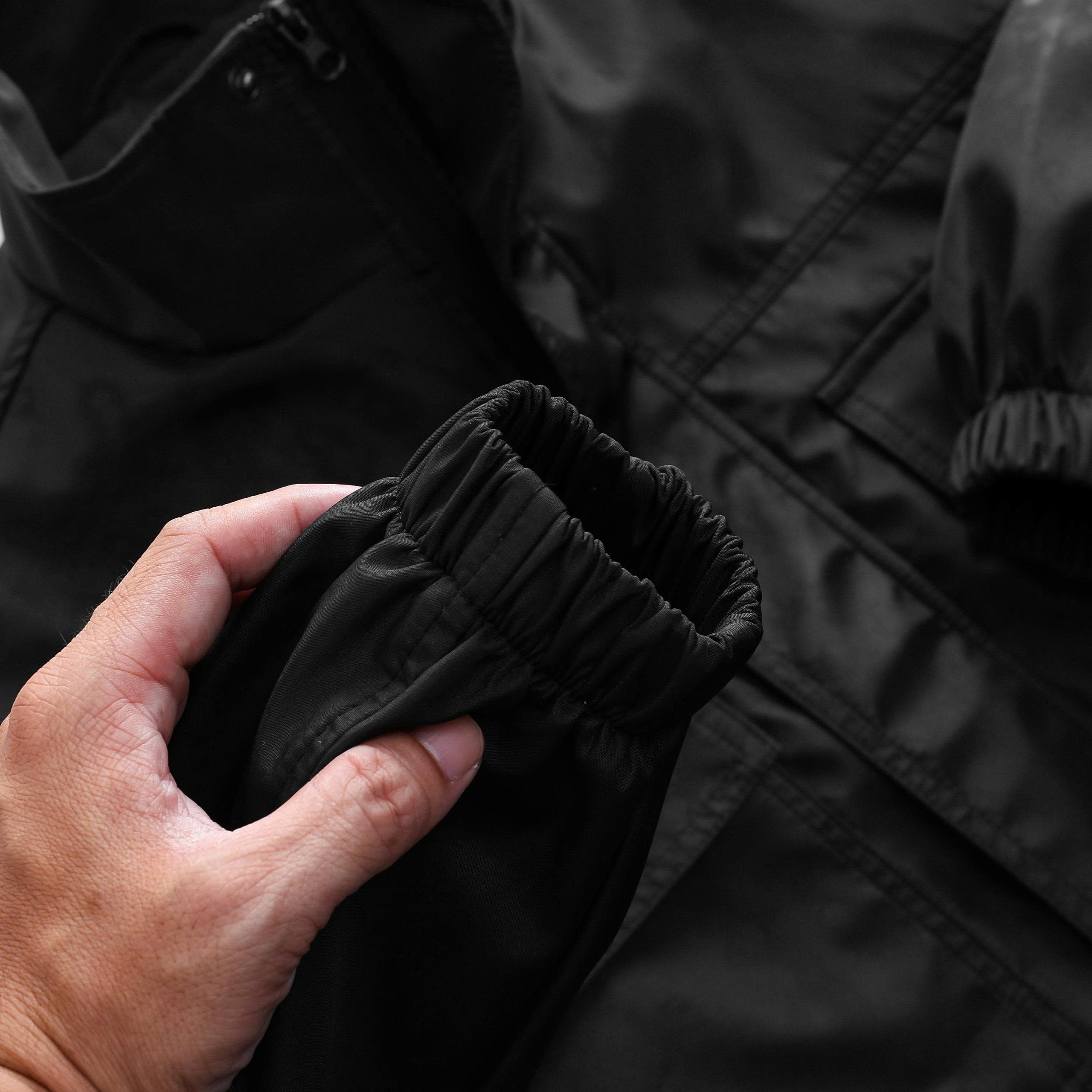 BIG MEN- Áo khoác dù bomber phối 2 túi cổ trụ cá tính thời trang bigsize nam< 130 kg - Ảnh 6